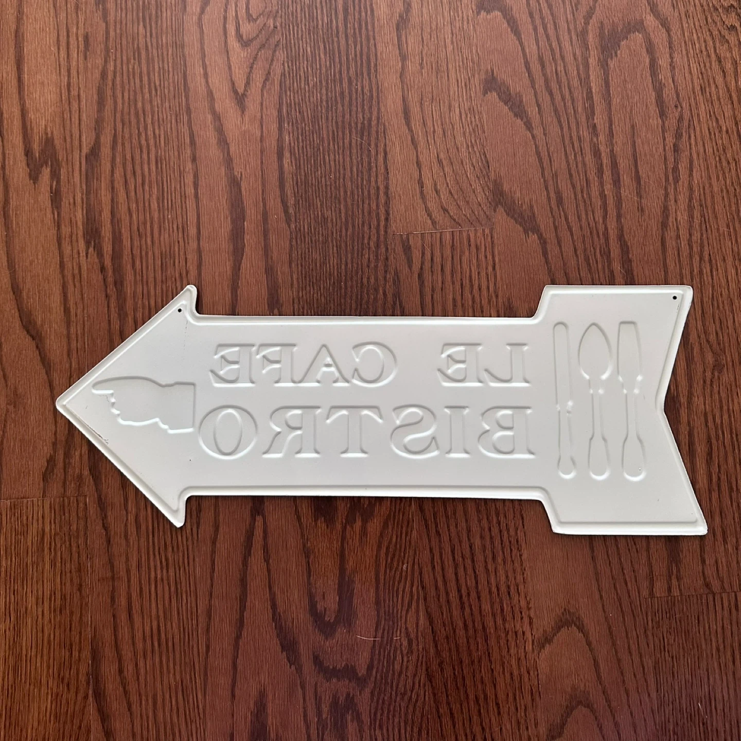 Le Cafe Bistro French metal plaque sign kitchen - photo 3