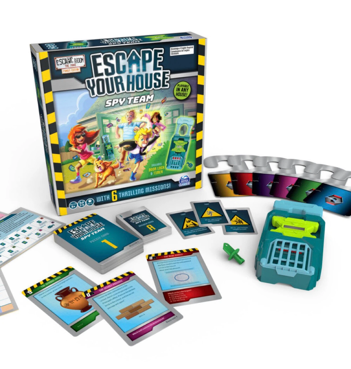 Escape Your House Spy Team Board Game