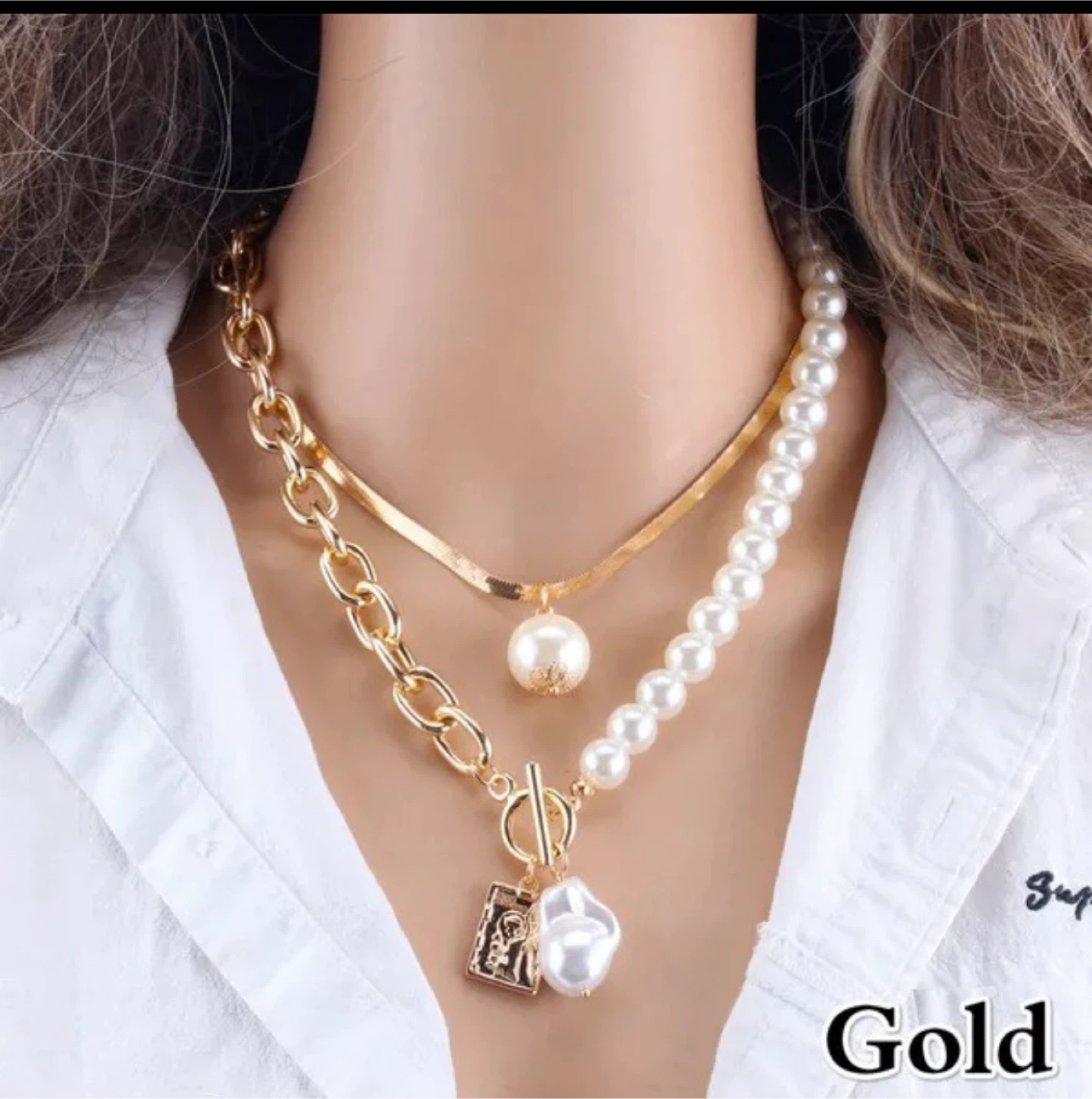 Fashion Jewelry Necklace and Earrings Set