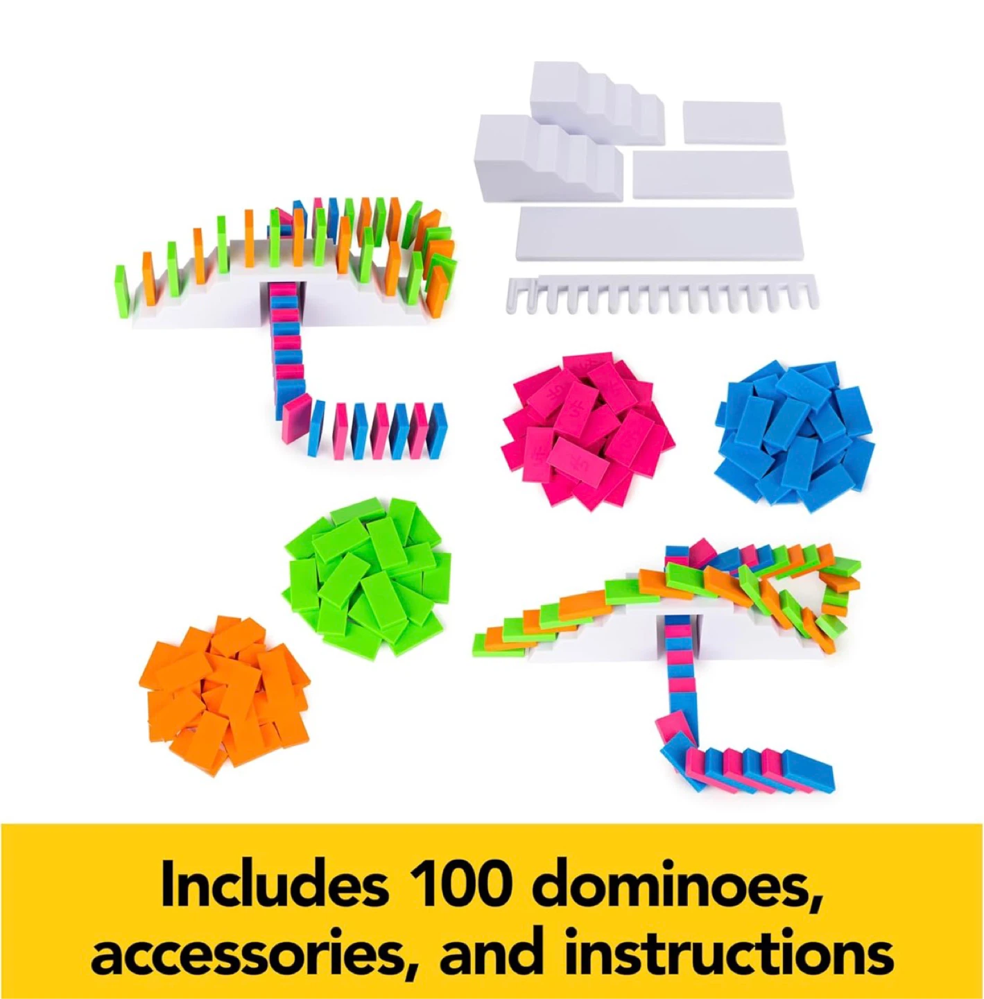Domino Creations 100 Neon Dominoes & Accessories - photo 2