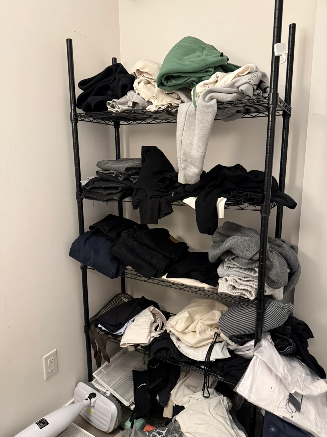 5-Shelf Adjustable Wire Rack Storage Shelving Organizer - photo 2