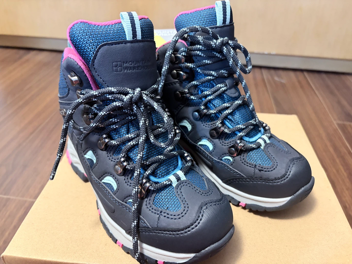 Mountain Warehouse Adventurer Kids Waterproof Boots Navy UK 1