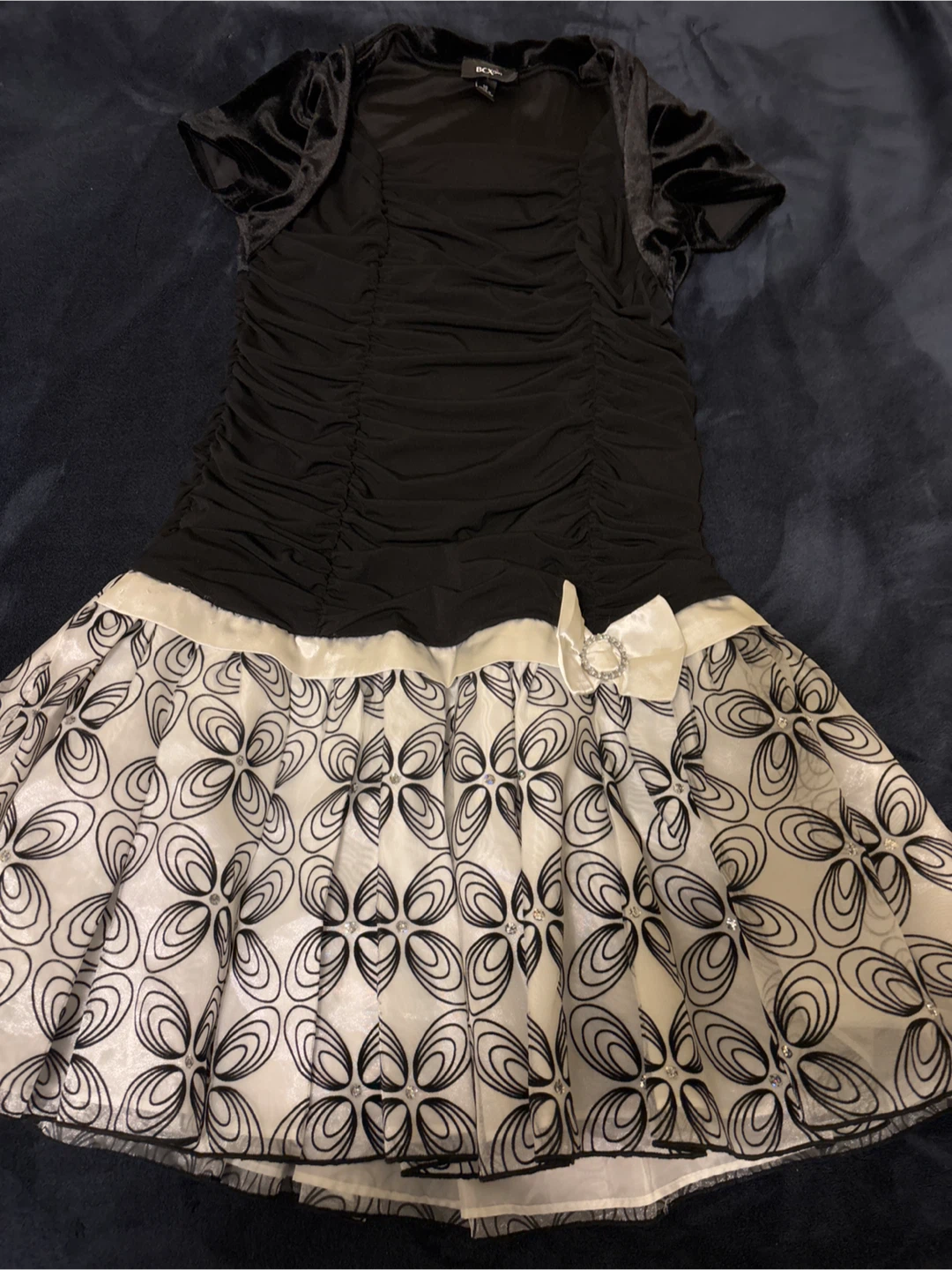 BCXgirl Black and White Party Dress Size 16 - photo 2
