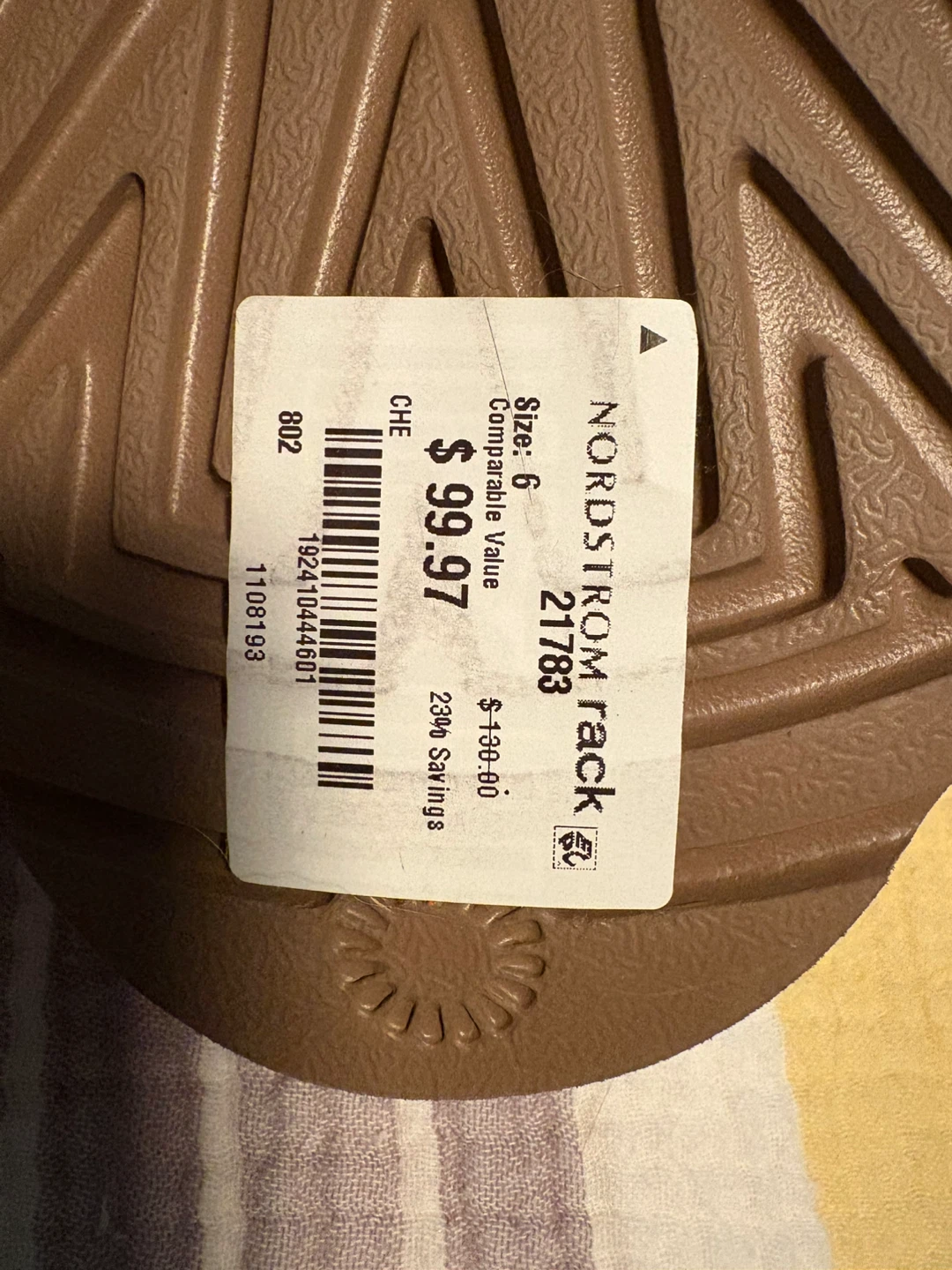 UGG Brown Suede Shearling Lined Clog Slippers Size 6 - photo 4