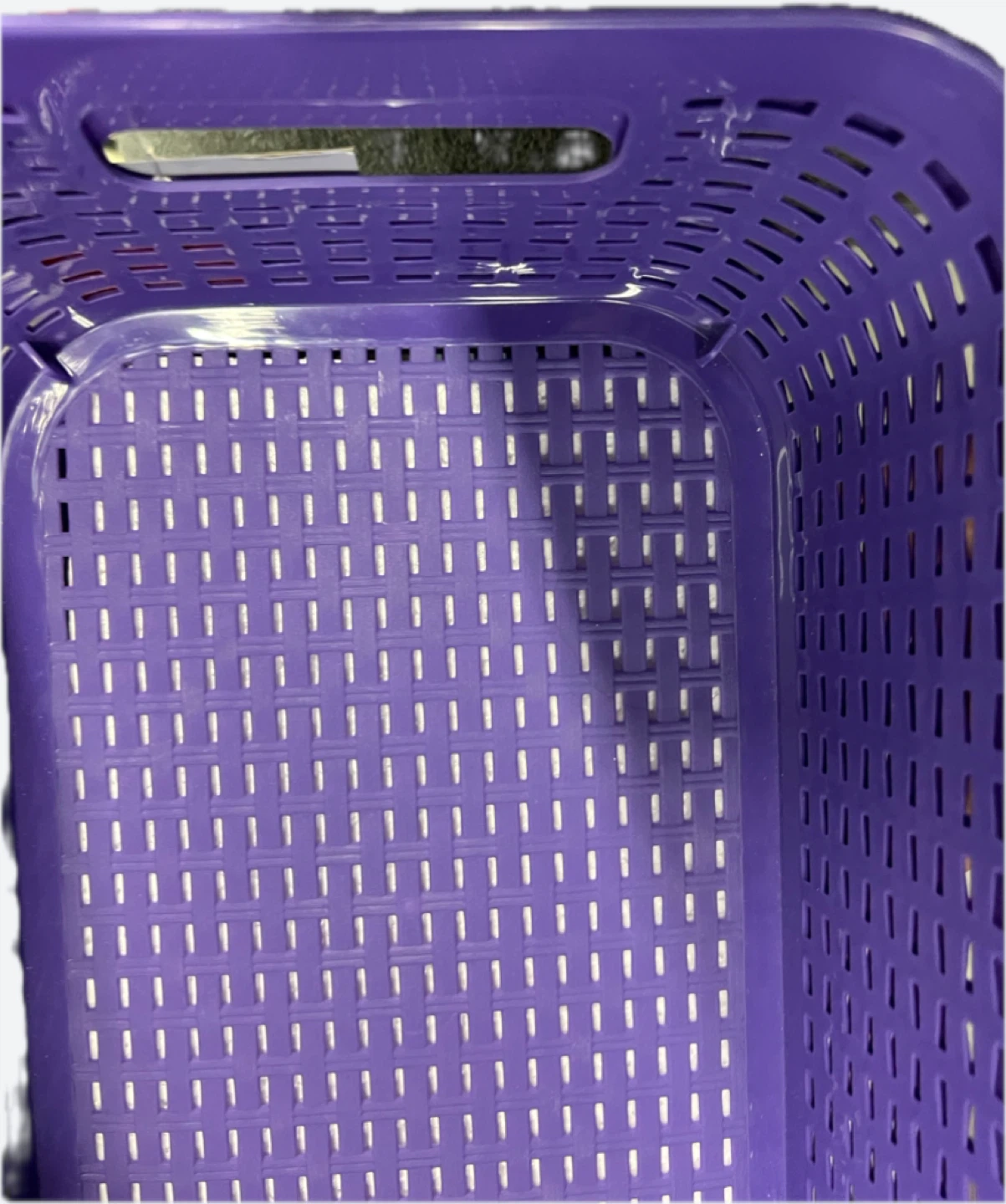 Brand new plastic purple organizers various sizes and shapes