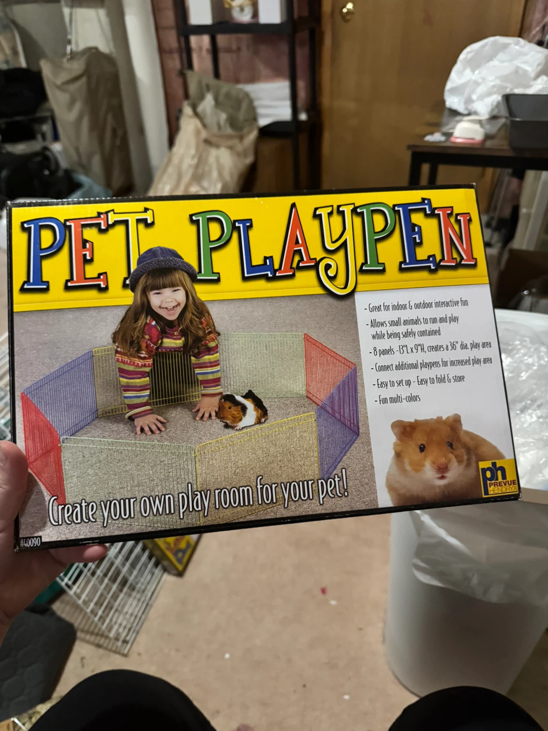 Pet Play Pen - Multi-Color Small Animal Enclosure