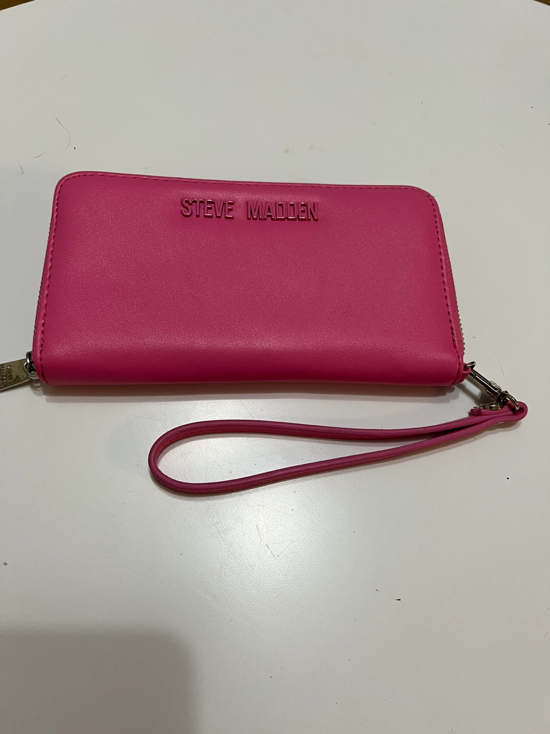 New Steve Madden Pink Wristlet Wallet