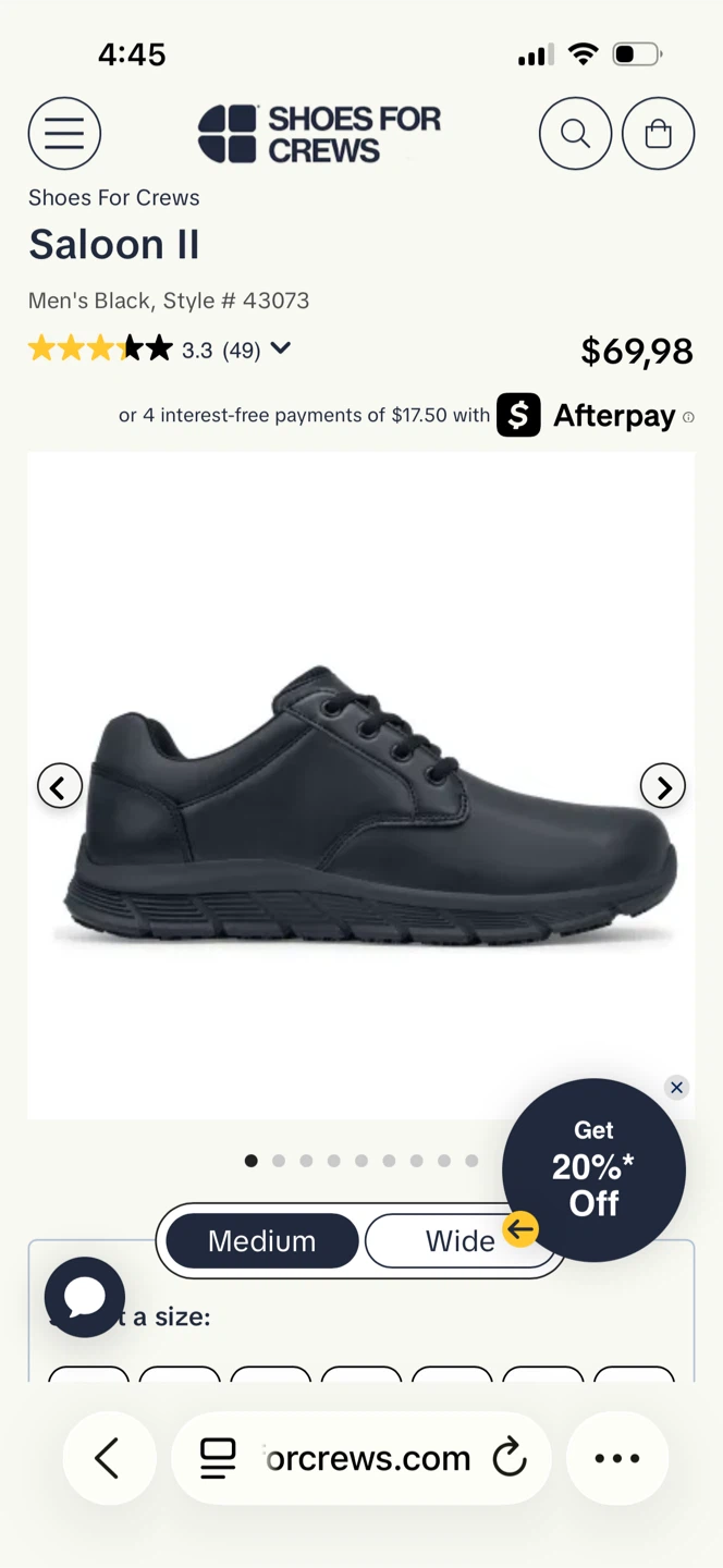 Shoes For Crews Saloon II Men's Black Size US 10 - photo 2