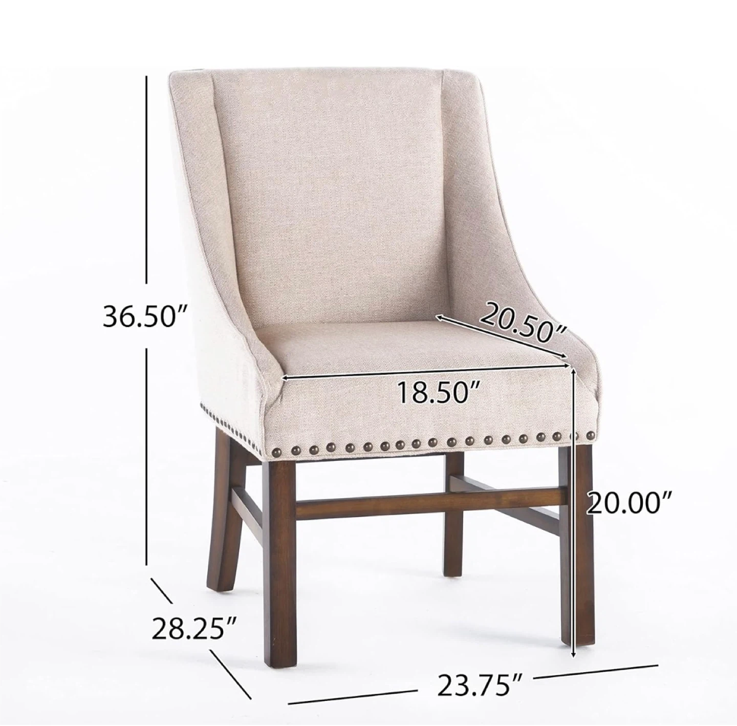 Christopher Knight Home - James Fabric Dining Chairs (2) - photo 3