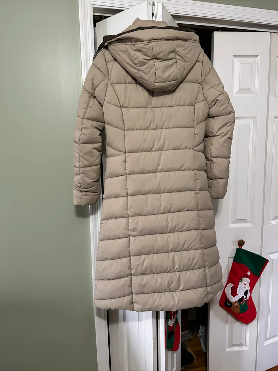 Red Marine Puffer Coat - Size M - photo 3