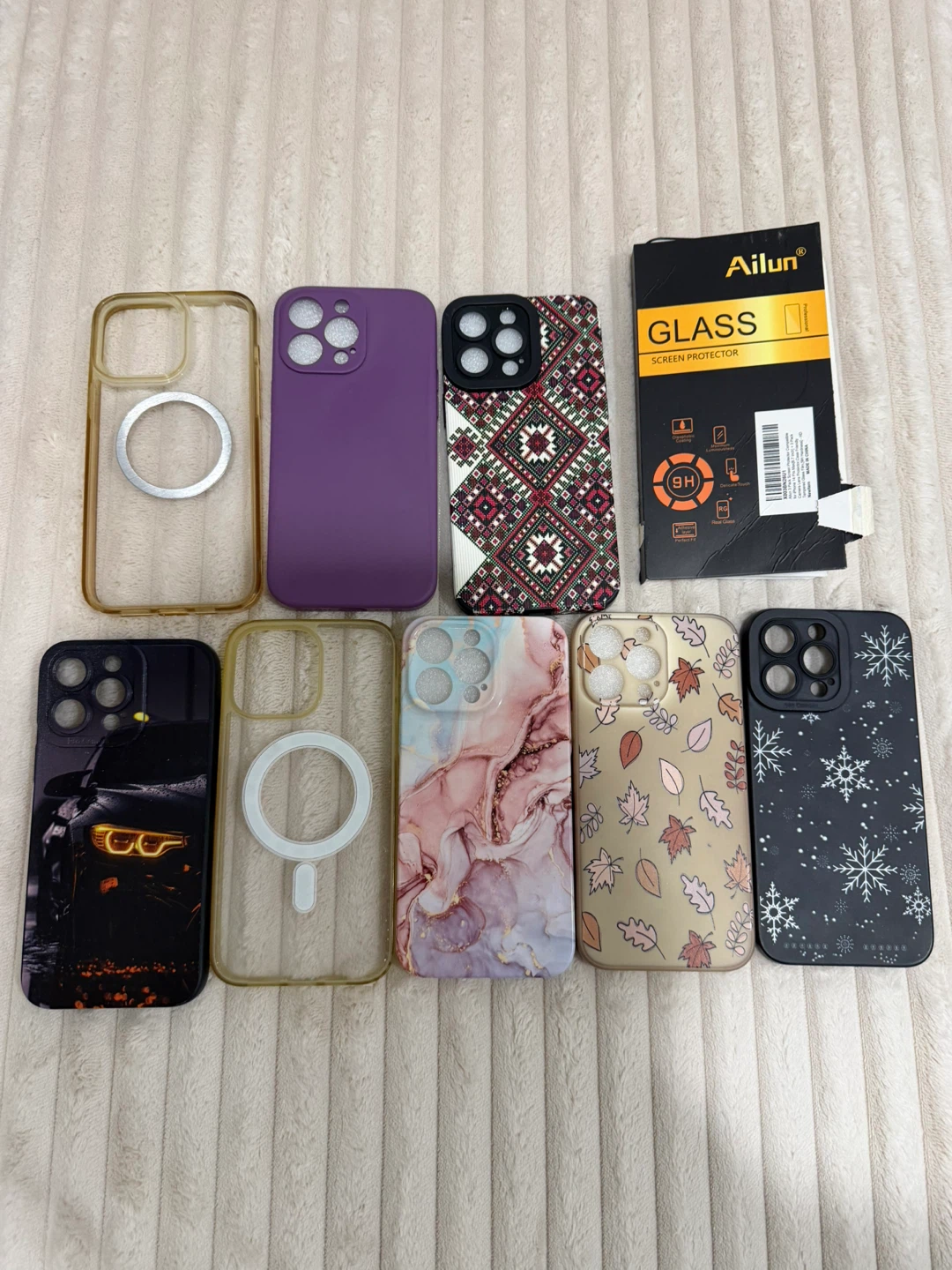 Assorted iPhone 14 Pro Max Cases & Screen Protector