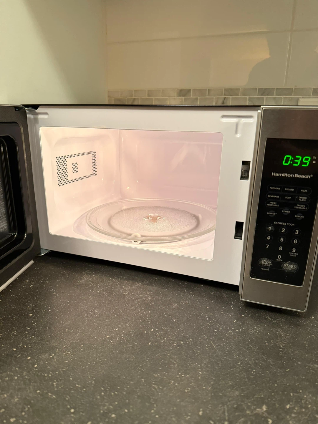 Hamilton Beach Stainless Steel Microwave - photo 2