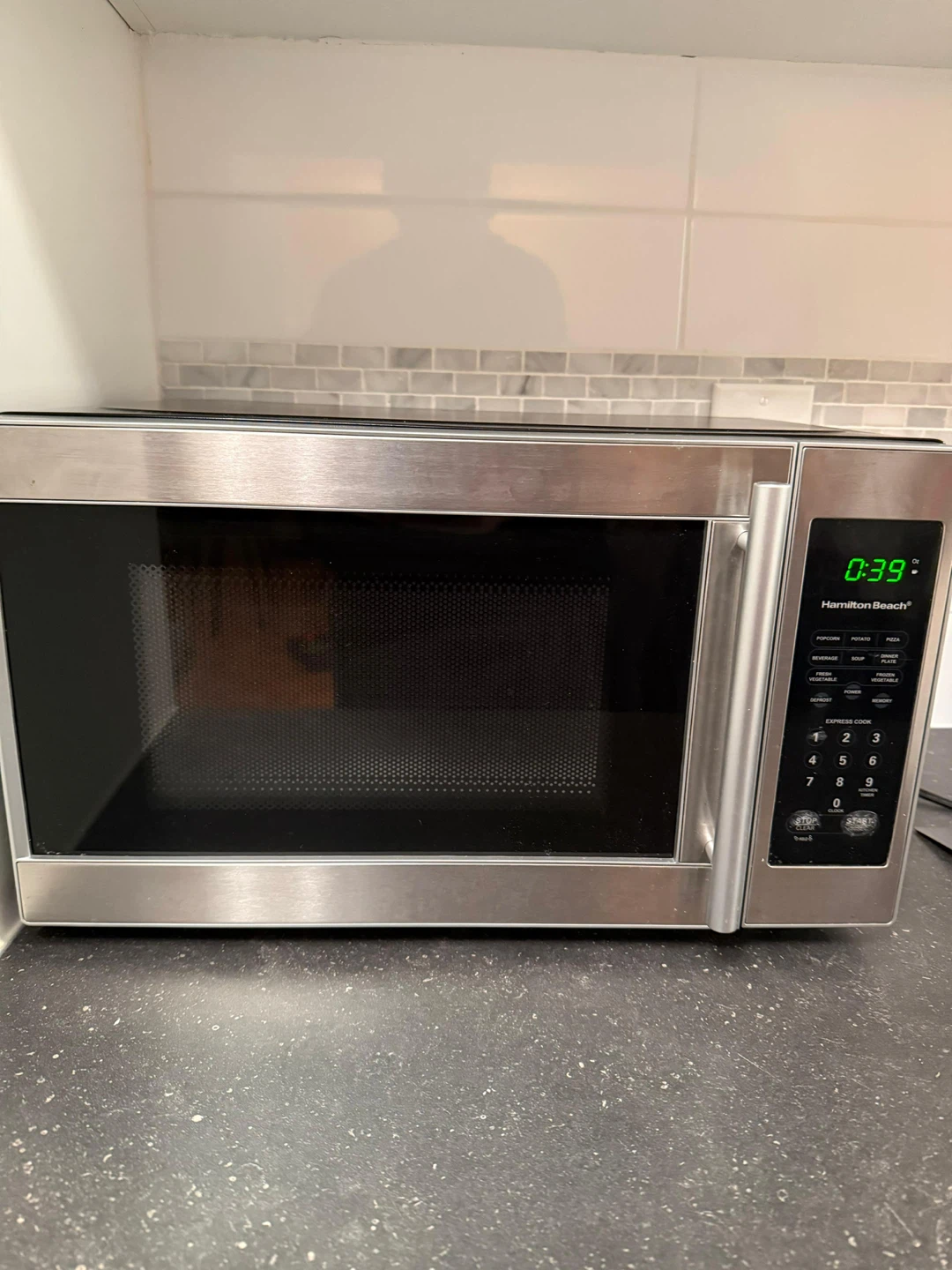 Hamilton Beach Stainless Steel Microwave