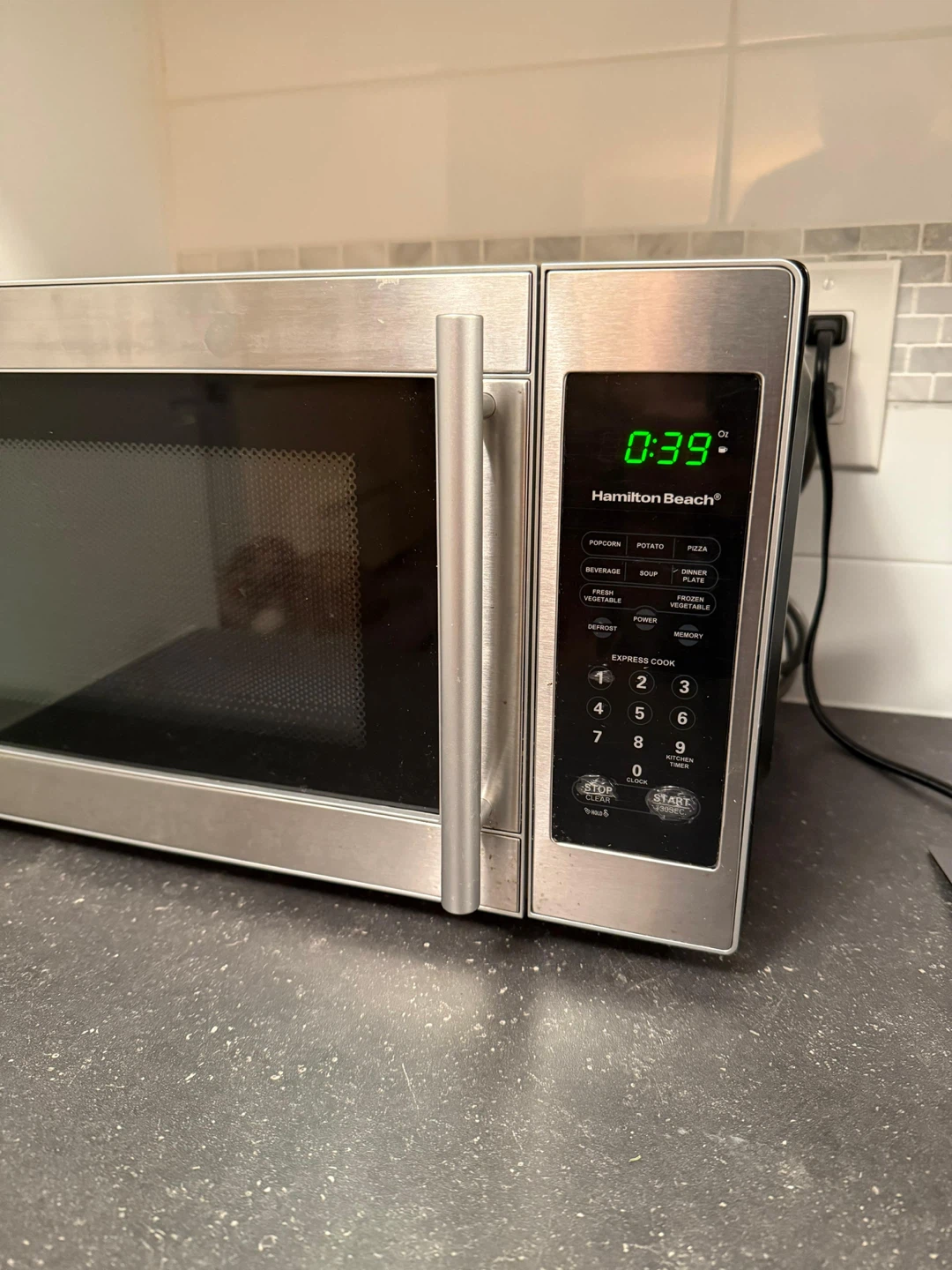 Hamilton Beach Stainless Steel Microwave - photo 4