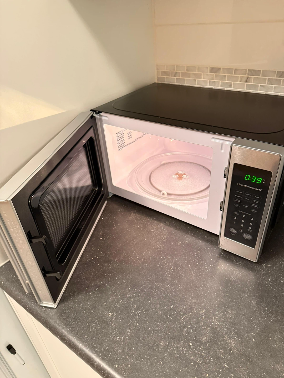 Hamilton Beach Stainless Steel Microwave - photo 3