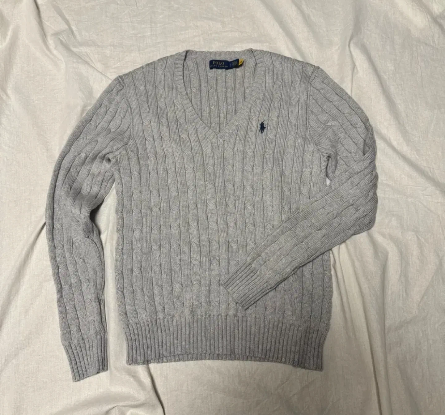 Polo Ralph Lauren Cable Knit V-Neck Sweater