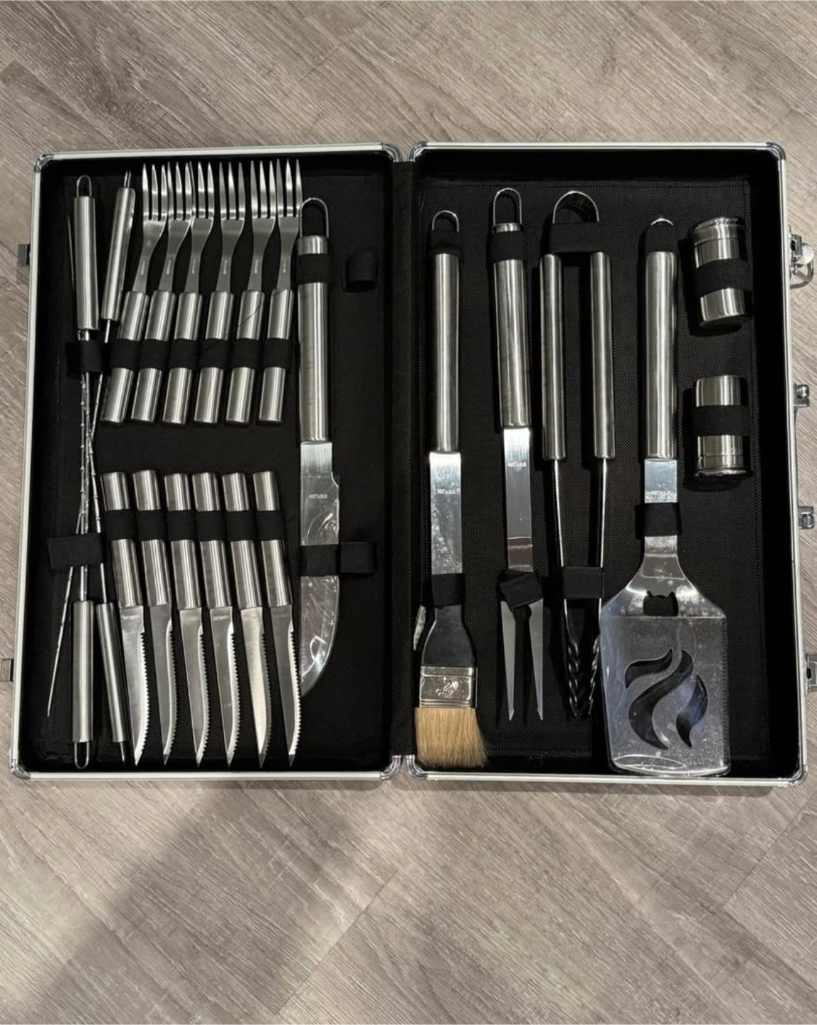 19-Piece BBQ Grill Tool Set with Case
