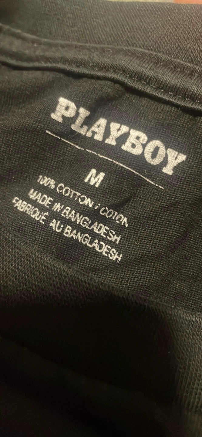Playboy Long Sleeve T-Shirt Black Size M - photo 2