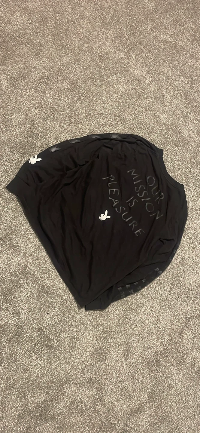 Playboy Long Sleeve T-Shirt Black Size M