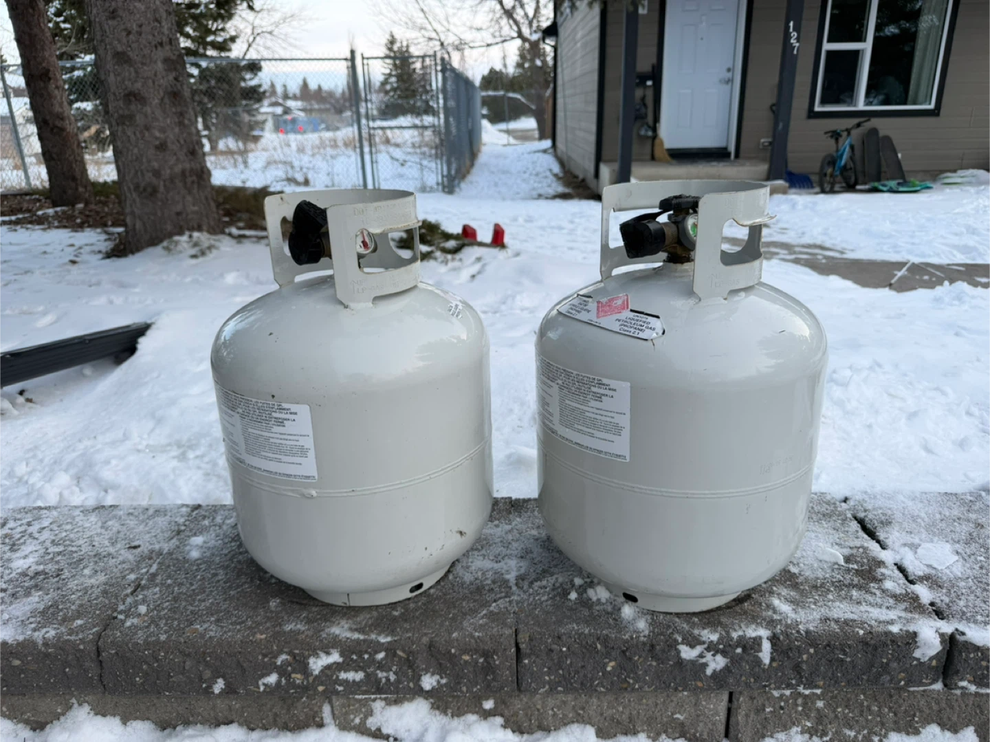 2x 30lb Propane Tanks