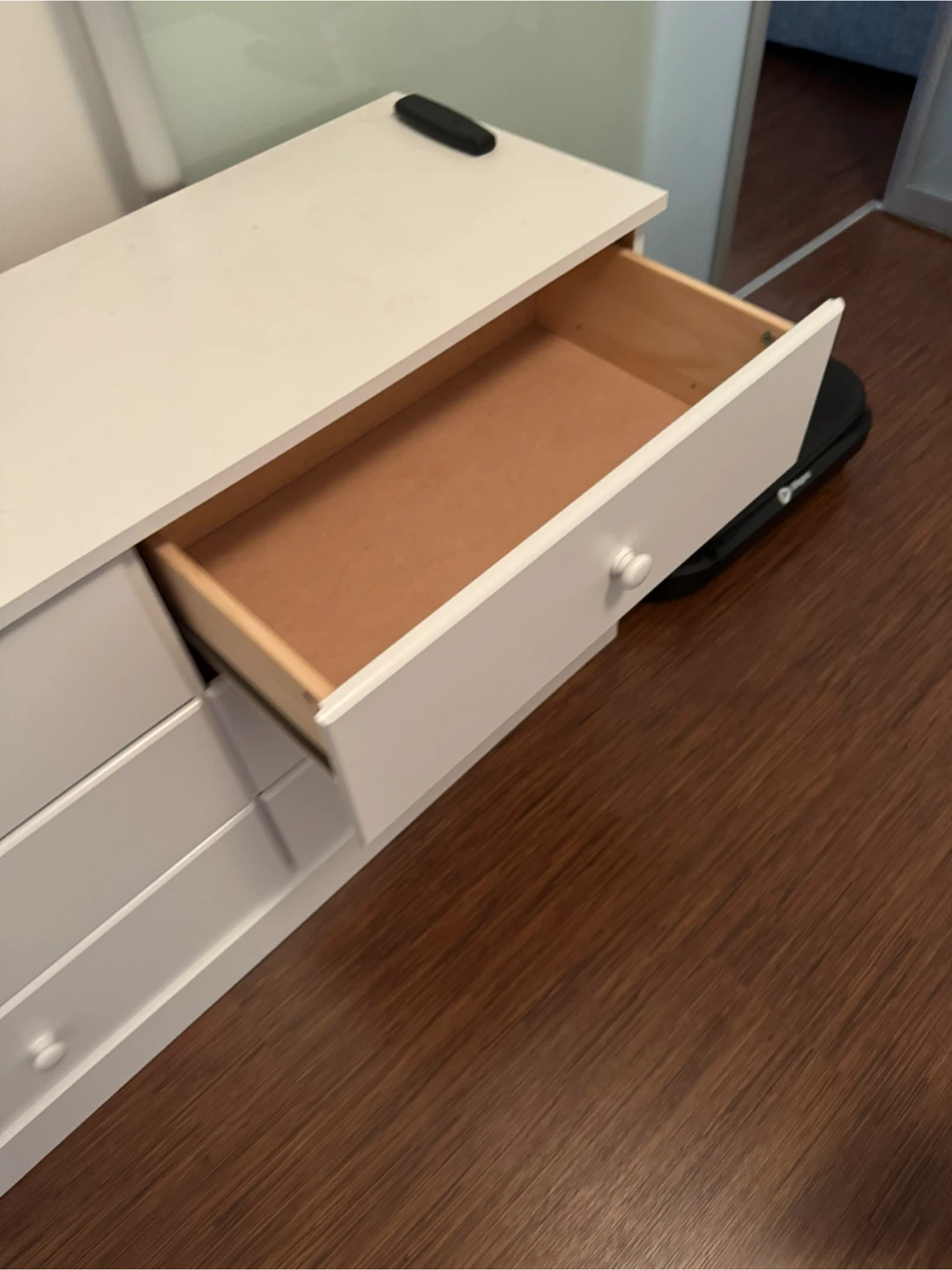 White Six-Drawer Dresser