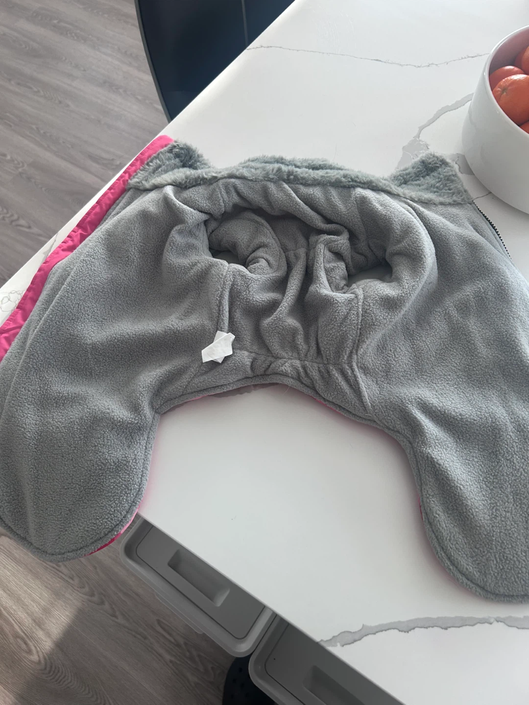 Pink Camo Dog Winter Jacket - Size M - photo 3