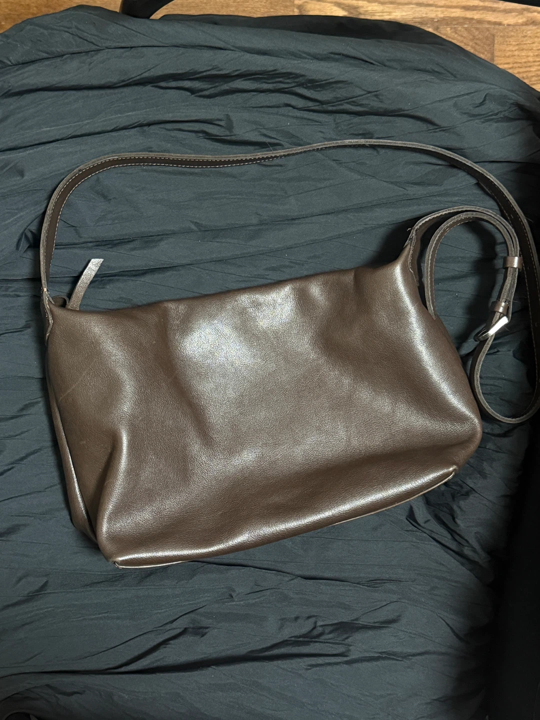 Brown Leather Shoulder Bag