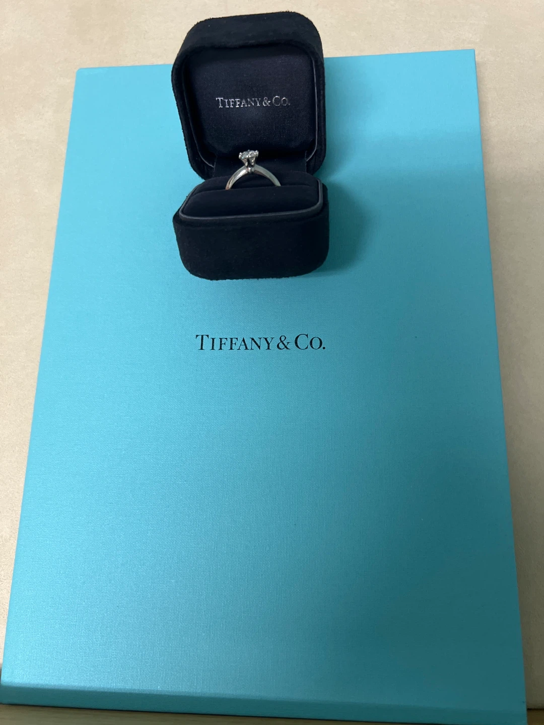 Tiffany & Co. Platinum Diamond Solitaire Ring - photo 2