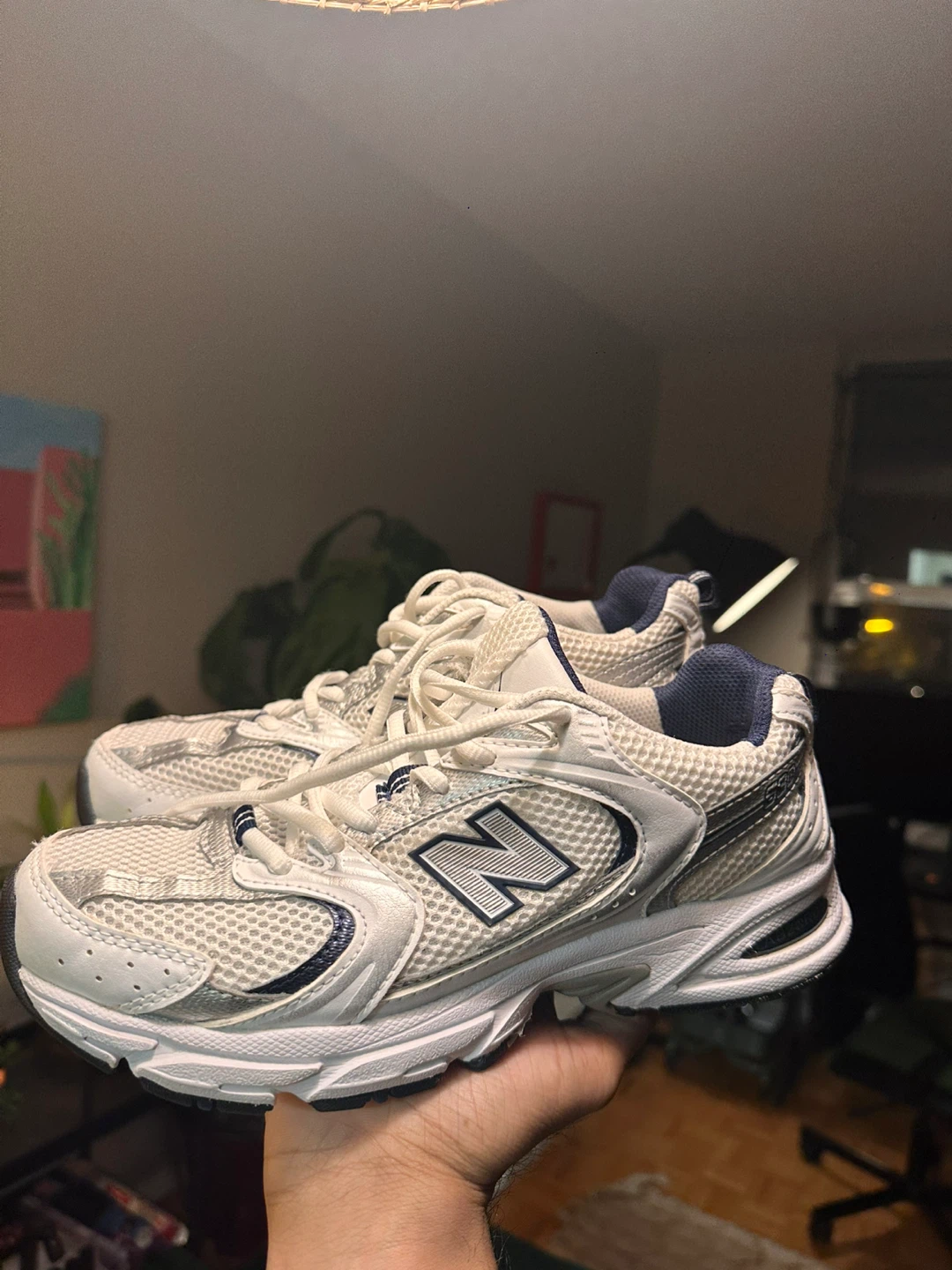 New Balance 530 Sneakers White/Navy 7.5 US W - photo 2