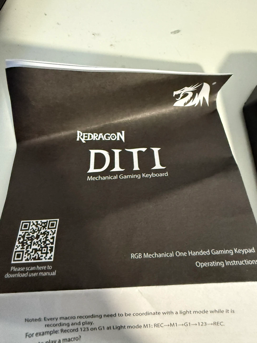 Redragon K585 DITI RGB Mechanical Gaming Keypad - photo 5