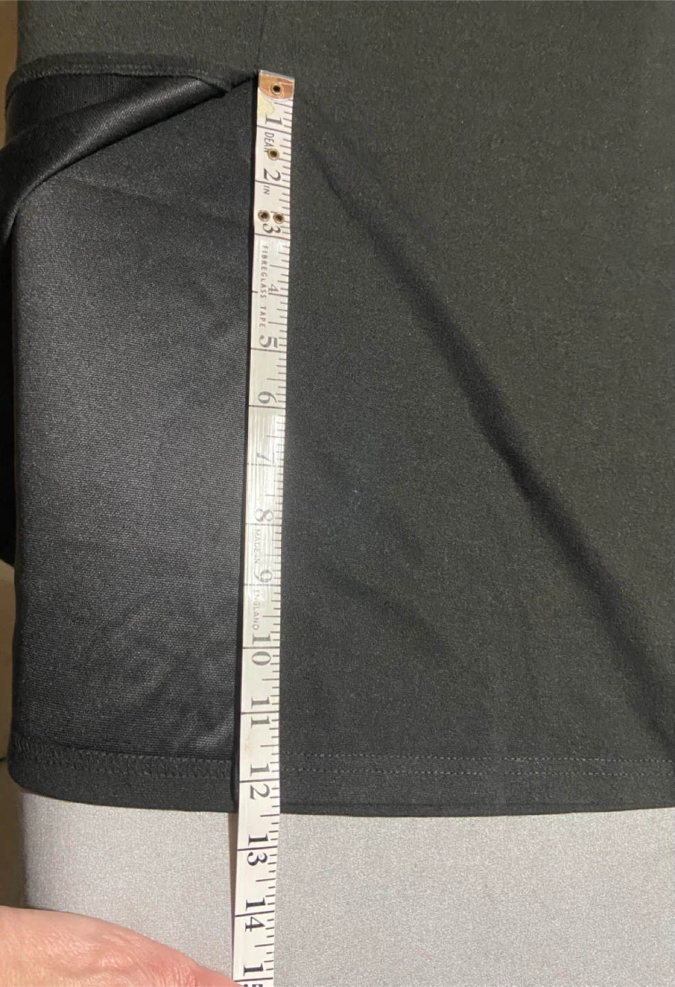 Black A-Line Skirt with Gold Button Detail - photo 5