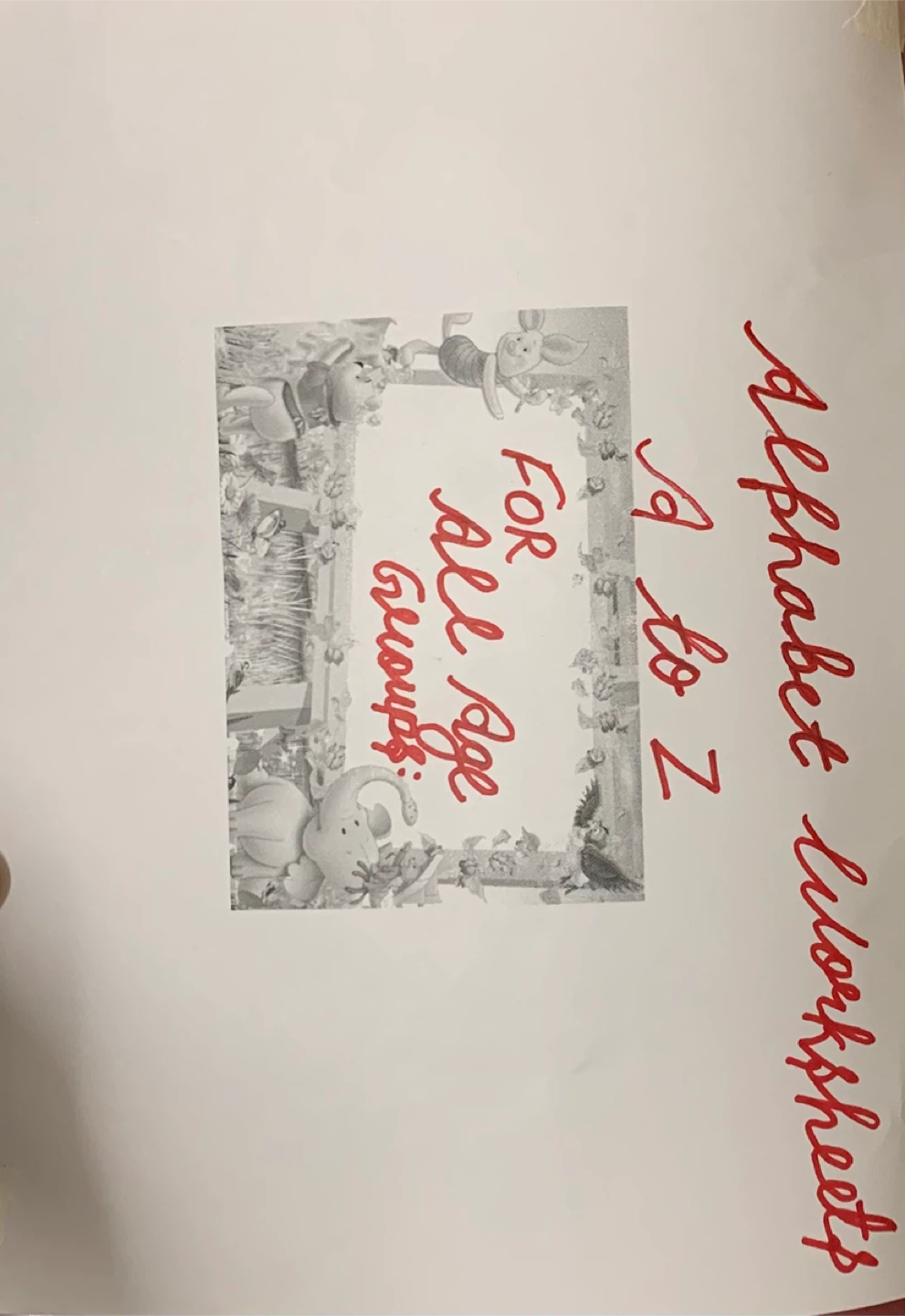 Alphabet Worksheets: A to Z