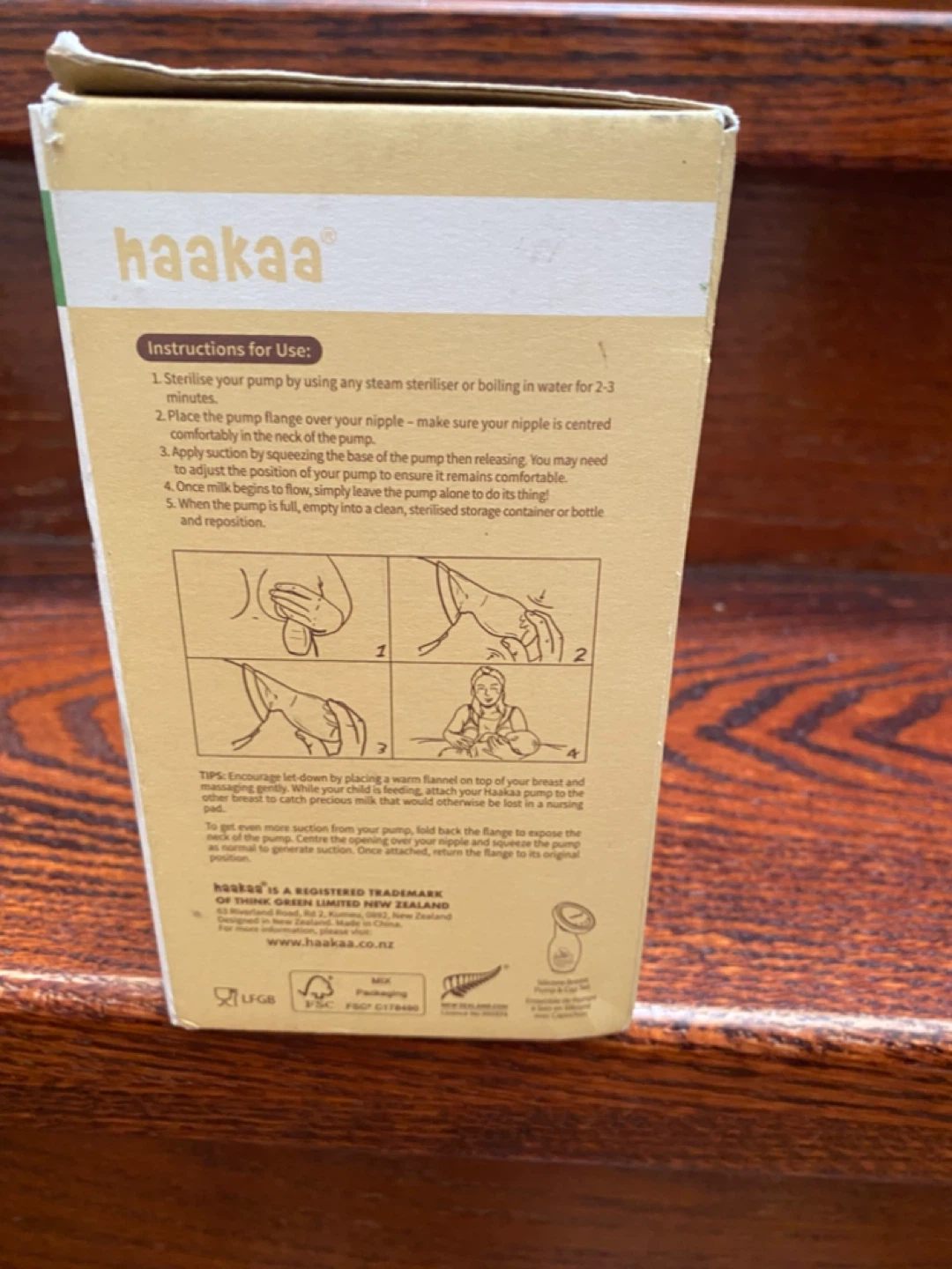 Haakaa Silicone Breast Pump & Cap Set - 4 oz / 100ml - photo 2