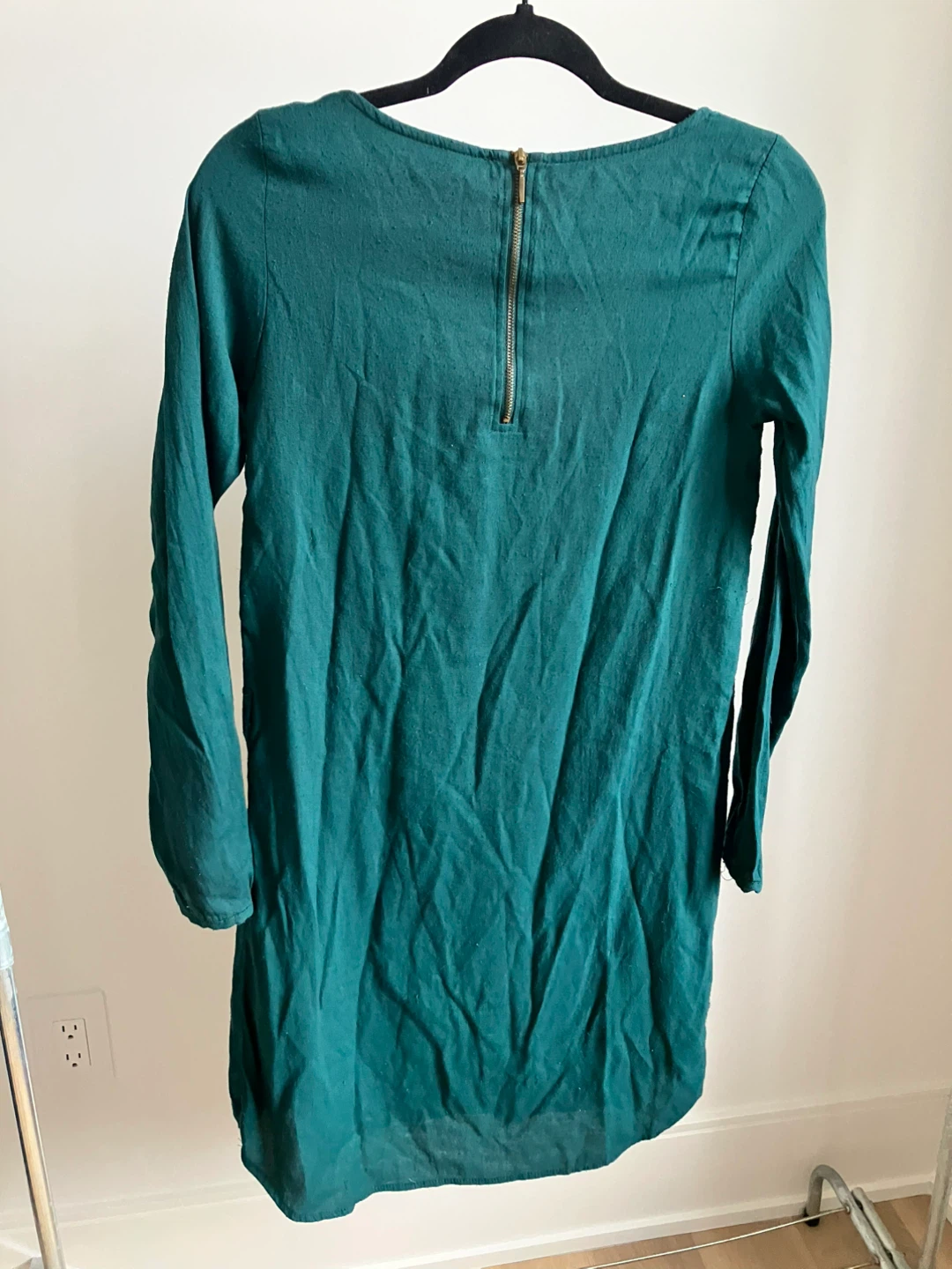 Zara Green Long Sleeve Dress - photo 2