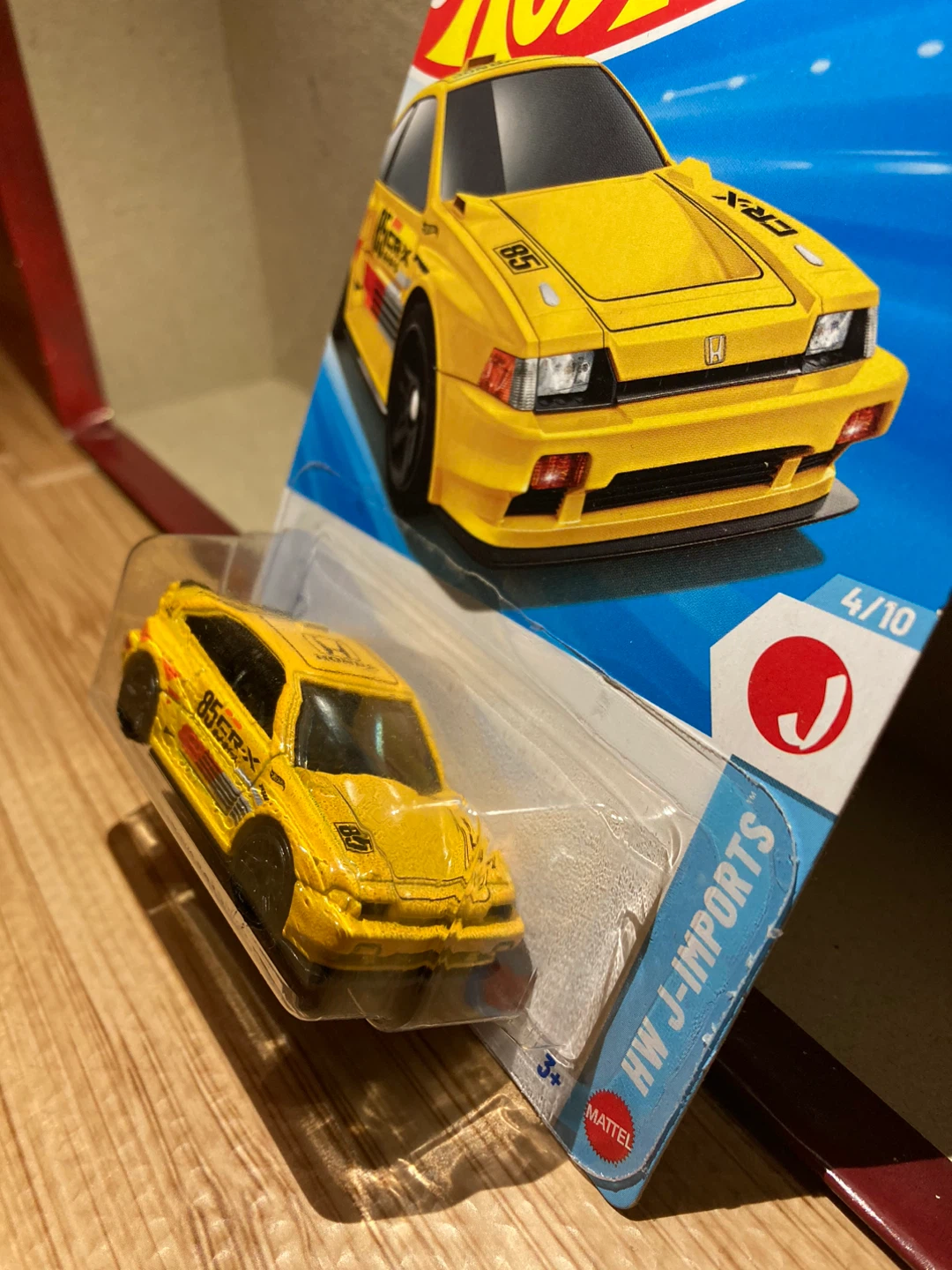 Hot Wheels / 1985 Honda CR-X / Yellow - photo 2