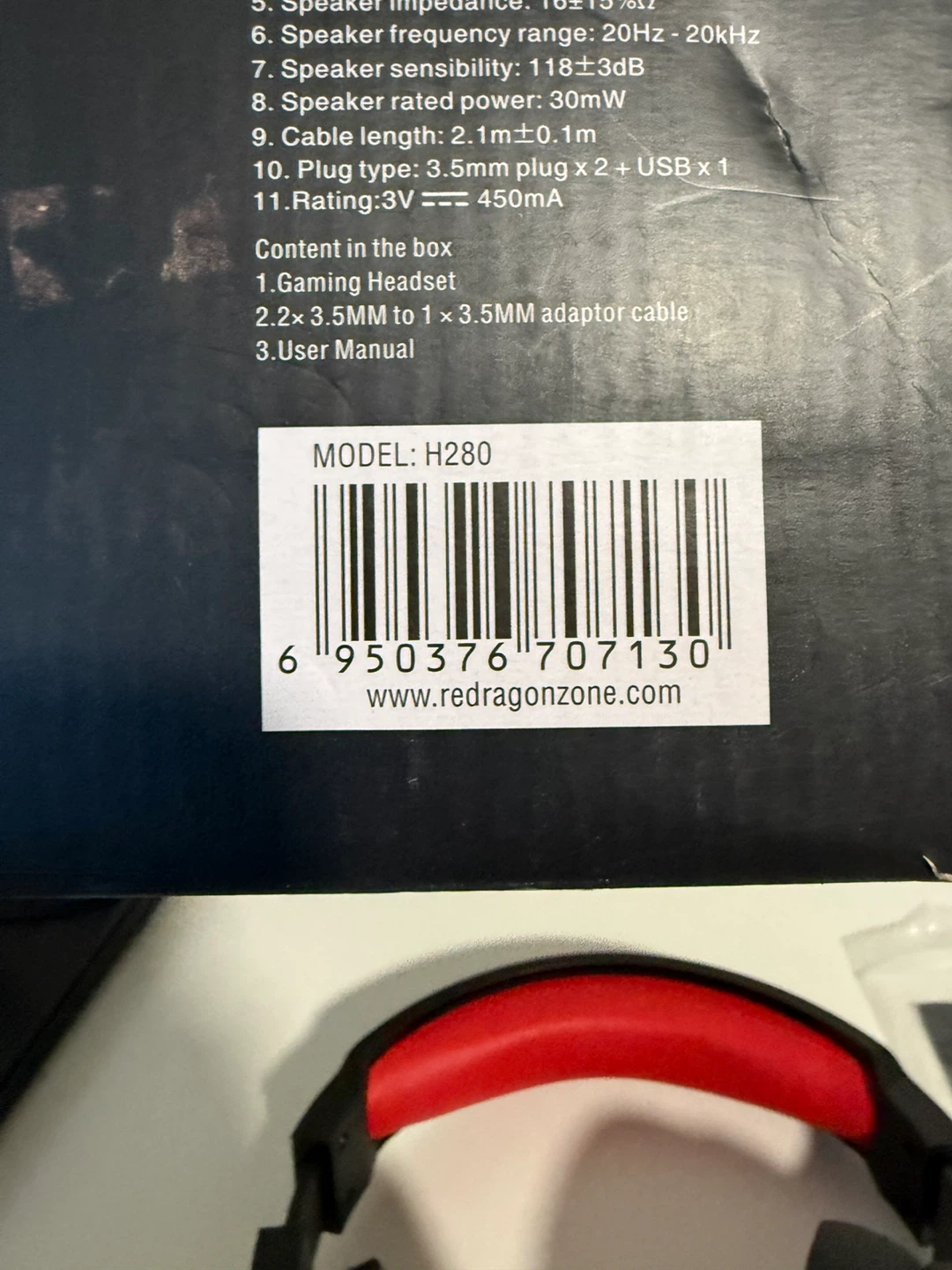 Redragon H280 Medea Black Wired Gaming Headset - photo 3