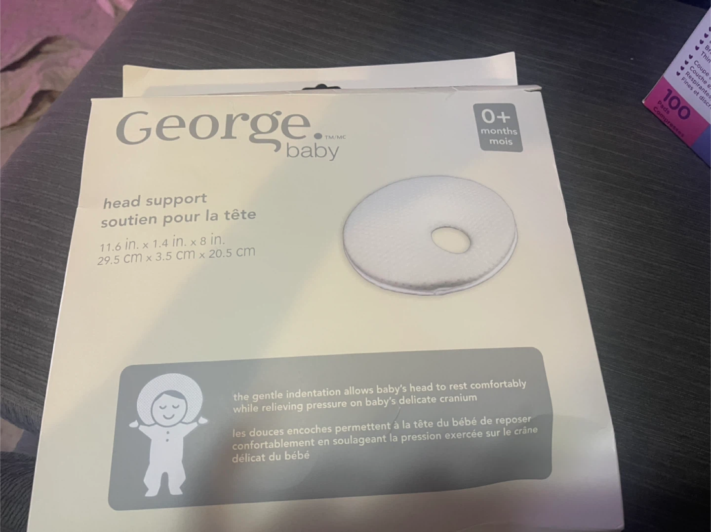 George baby head support pillow 0+ months