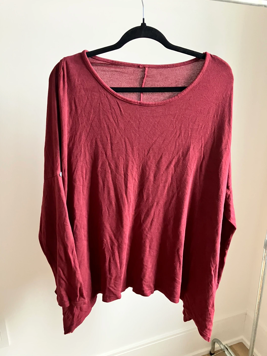 Women's Burgundy Top