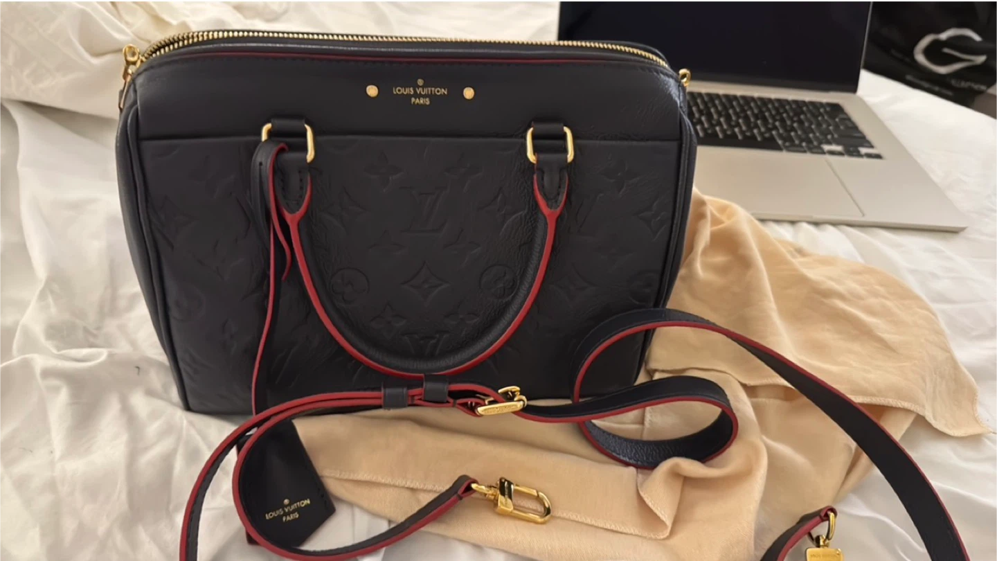Louis Vuitton Monogram Empreinte Speedy Bandoulière Bag
