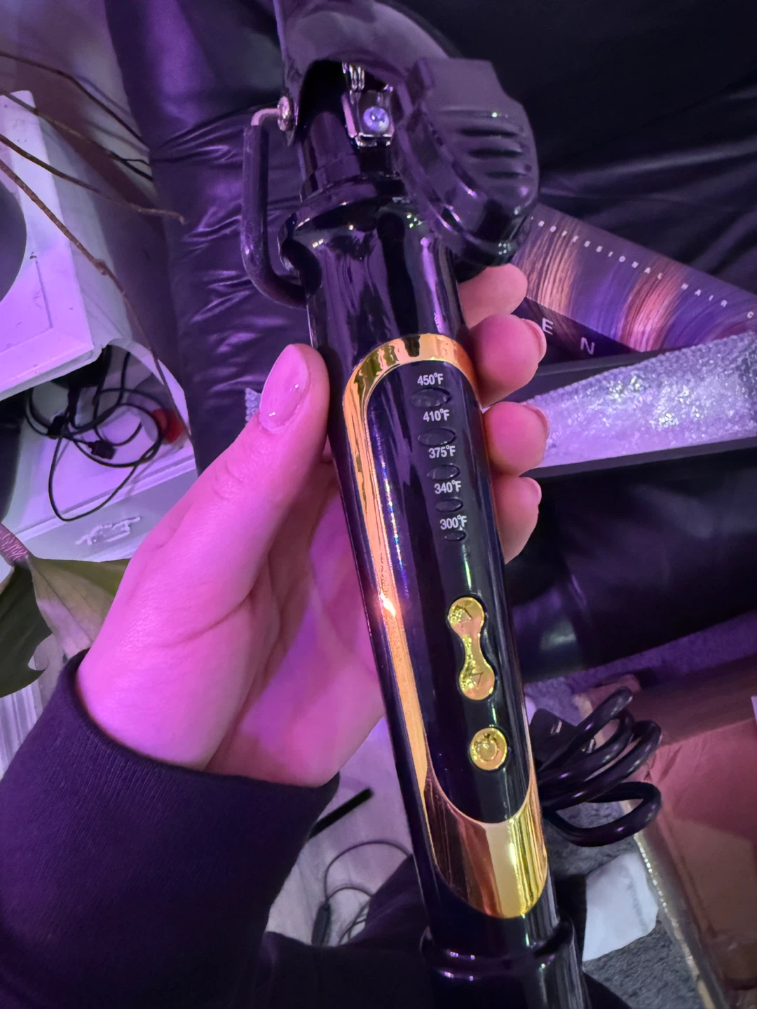 Lanvier Professional Hair Curling Iron - 1 Inch