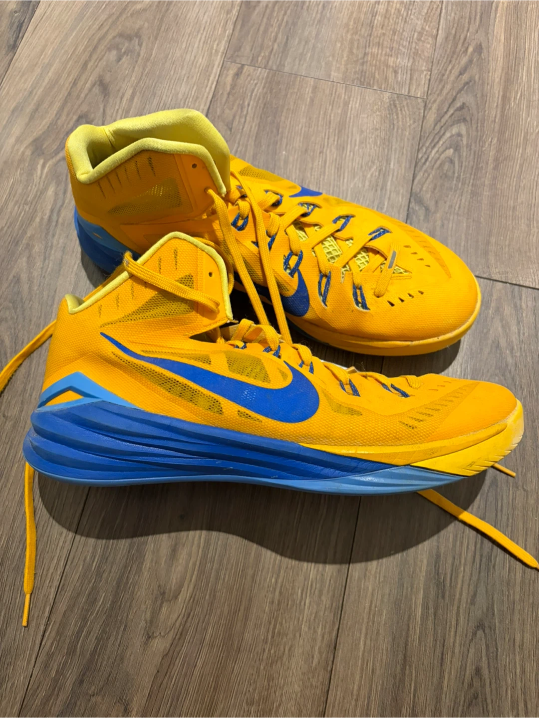 Nike Hyperdunk Basketball Shoes 2014 - Yellow/Blue