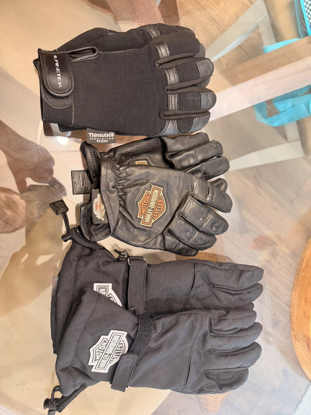 Harley-Davidson Motorcycle Tool Roll and Gloves Set - photo 4