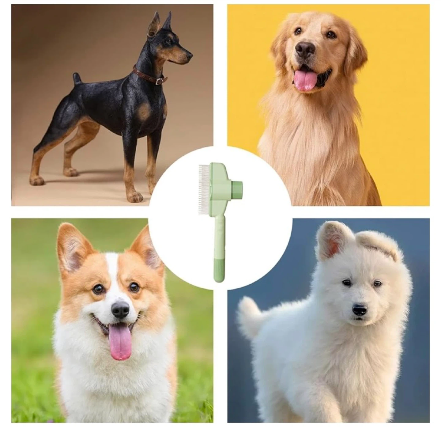 Pet Grooming Brush for Dogs and Cats - photo 5