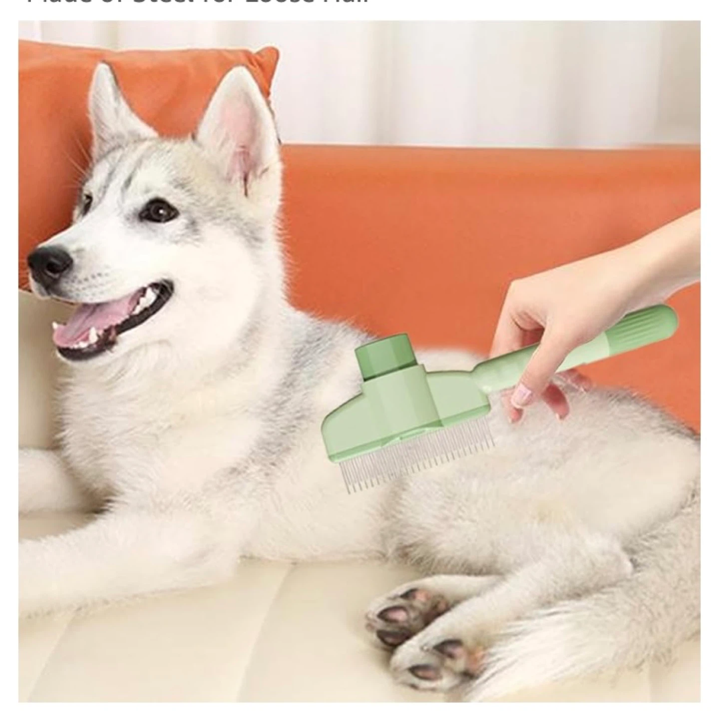 Pet Grooming Brush for Dogs and Cats - photo 4