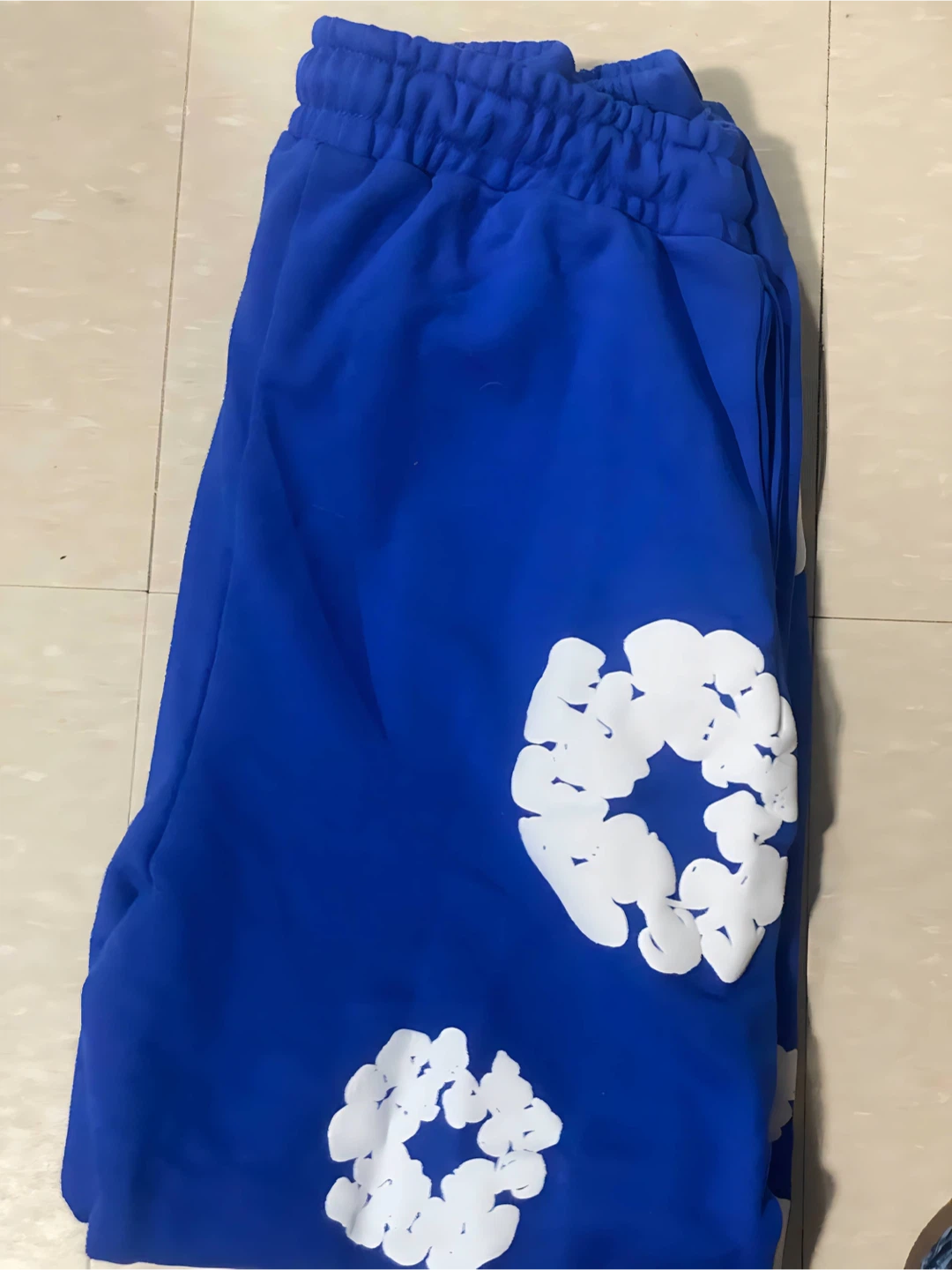 1:1 Royal Blue Demin Tear Pants - photo 2