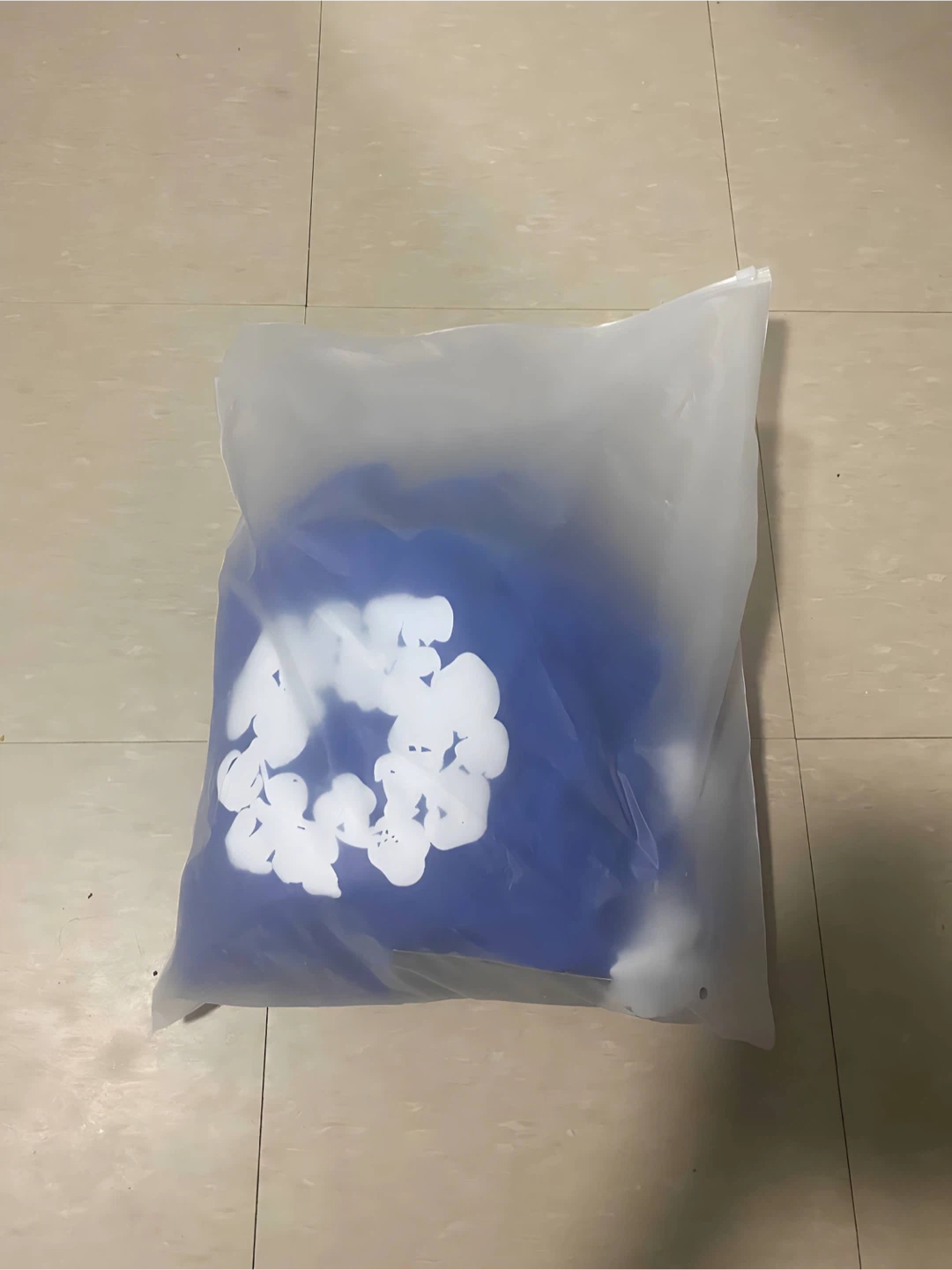 1:1 Royal Blue Demin Tear Pants