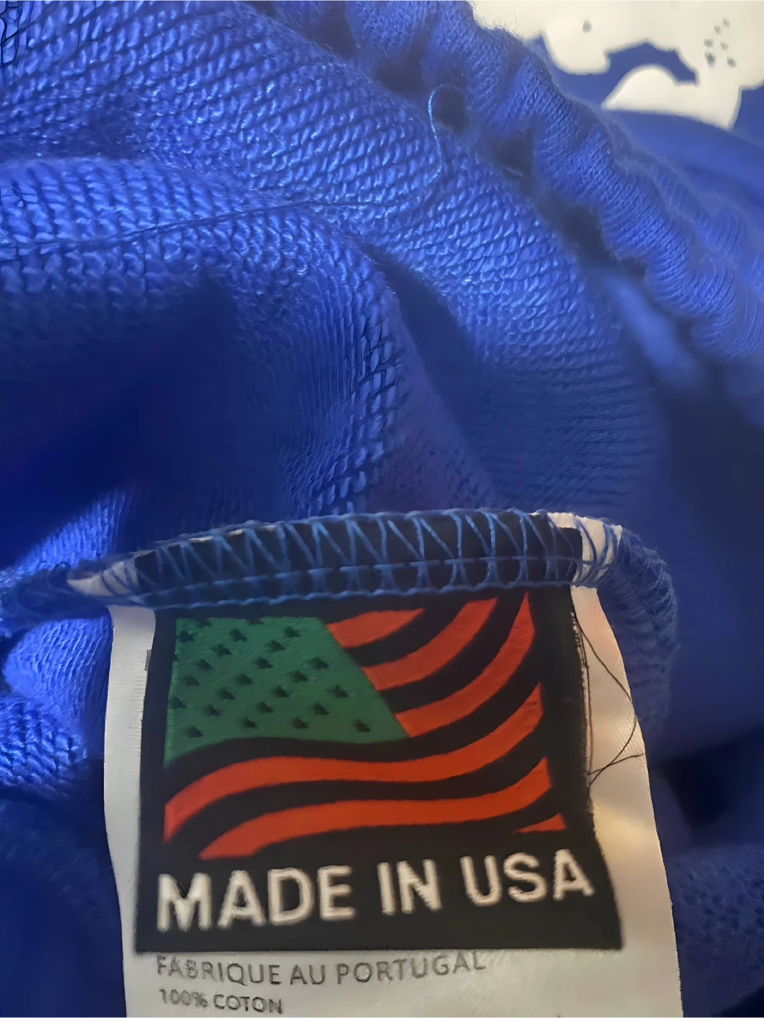 1:1 Royal Blue Demin Tear Pants - photo 4