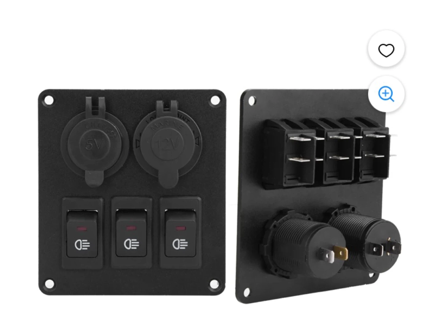 4-Gang Switch Panel with USB Ports - photo 4