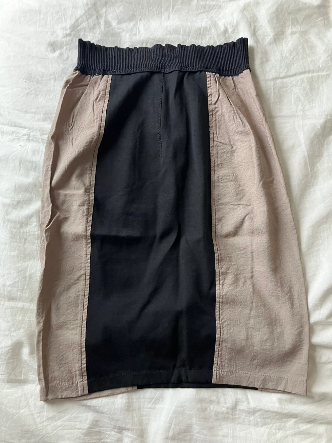 Sonia Marohn Vintage Color Block Pencil Skirt