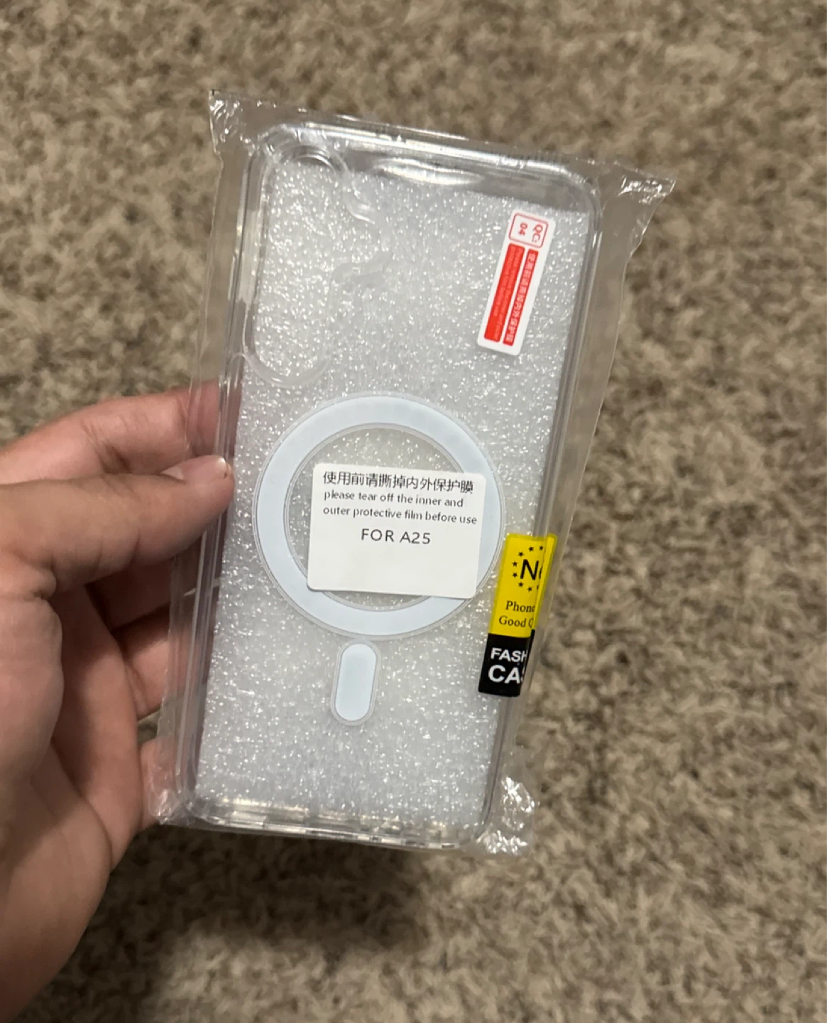 Clear Magnetic Phone Case for Samsung A25